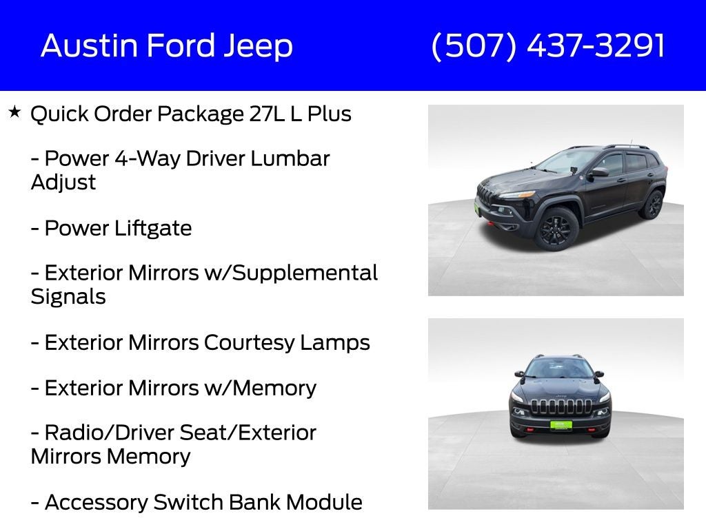 2017 Jeep Cherokee Trailhawk L Plus 4x4