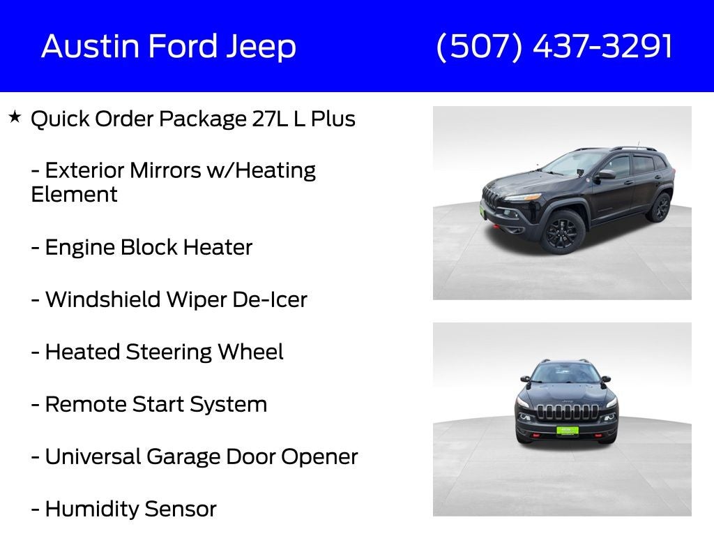 2017 Jeep Cherokee Trailhawk L Plus 4x4