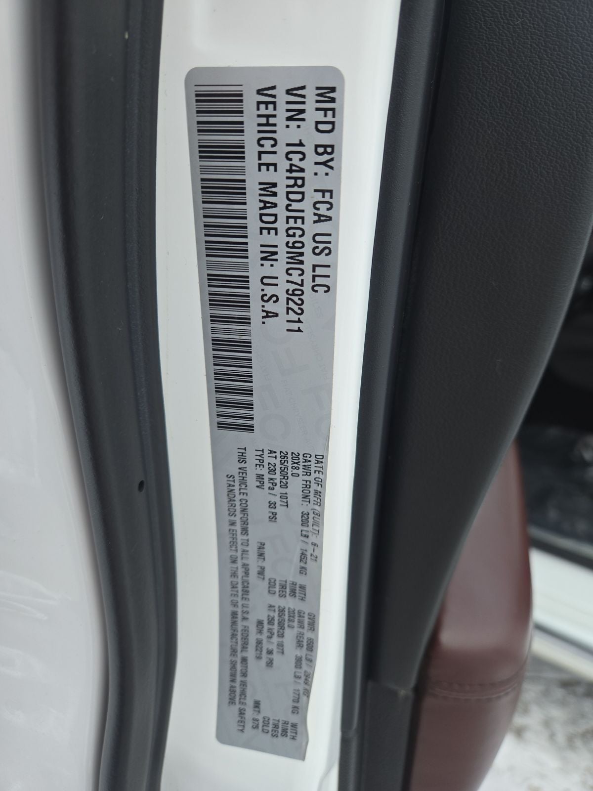 2021 Dodge Durango Citadel AWD