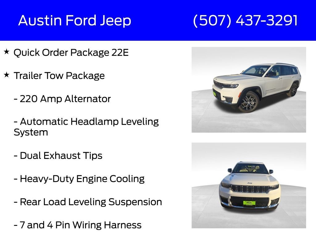 2025 Jeep Grand Cherokee GRAND CHEROKEE L LIMITED 4X4