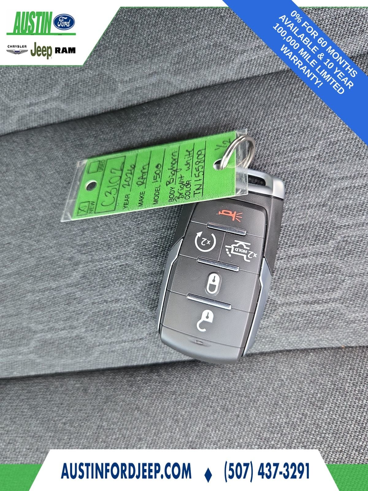 2026 RAM Ram 1500 RAM 1500 BIG HORN CREW CAB 4X4 5'7' BOX