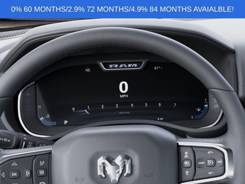 2026 RAM Ram 1500 RAM 1500 BIG HORN CREW CAB 4X4 5'7' BOX