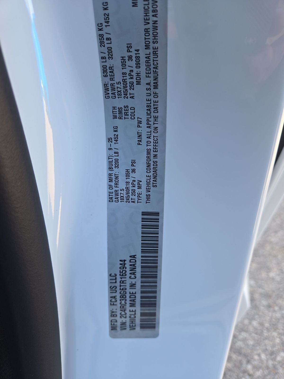 2026 Chrysler Pacifica PACIFICA SELECT AWD