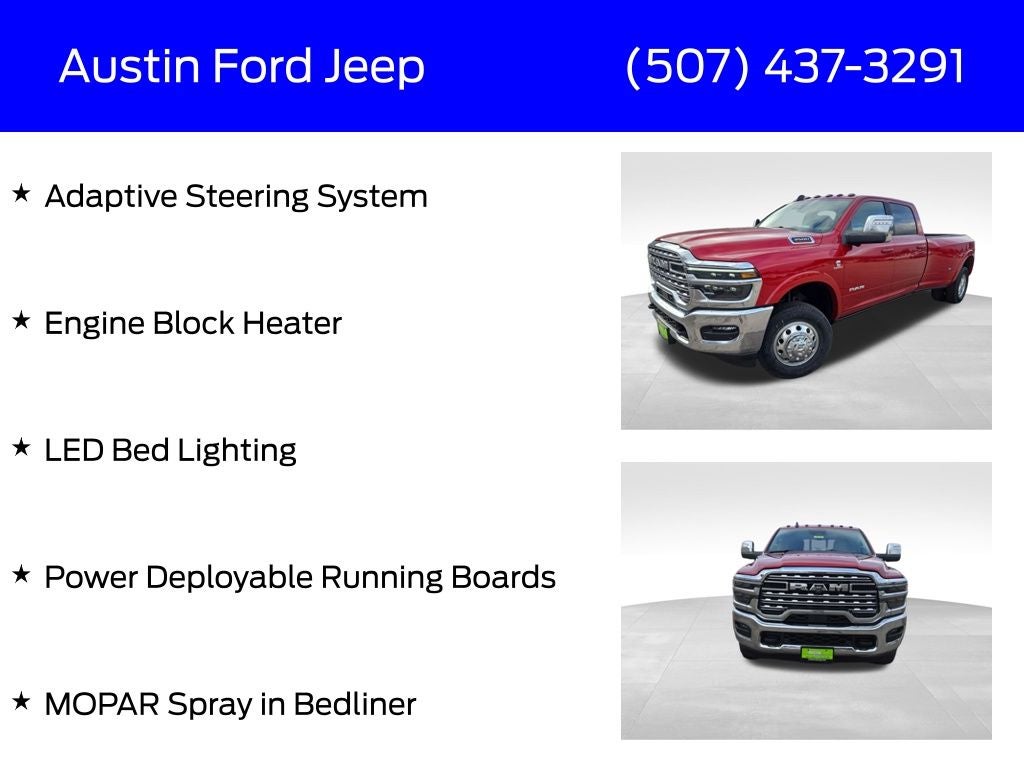 2026 RAM Ram 3500 RAM 3500 LIMITED LONGHORN CREW CAB 4X4 8' BOX