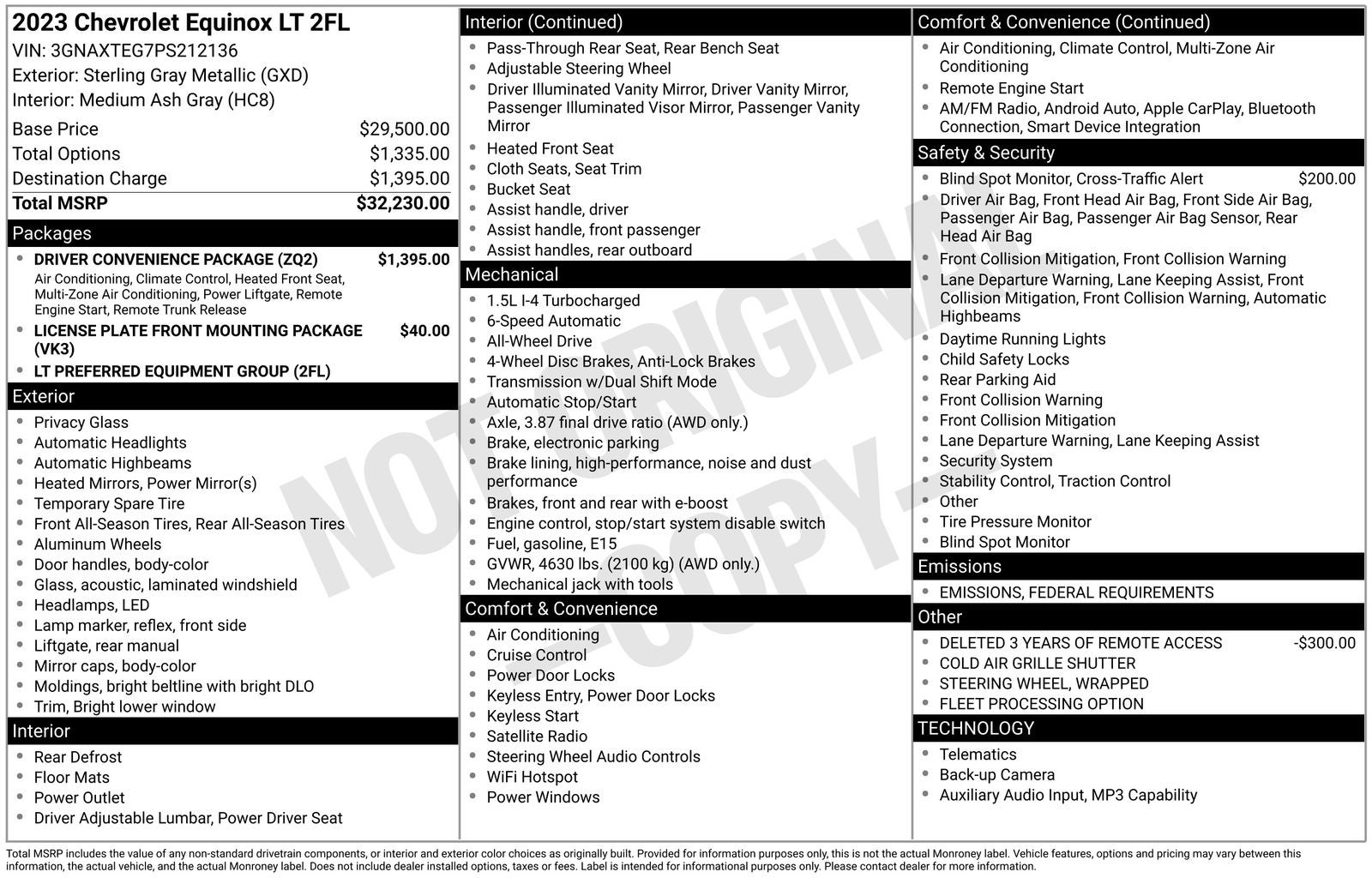 2023 Chevrolet Equinox AWD 2FL