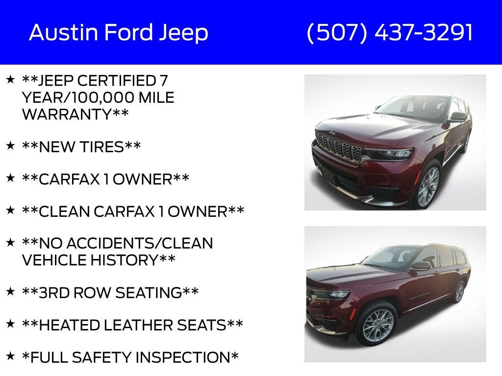 2023 Jeep Grand Cherokee L Summit