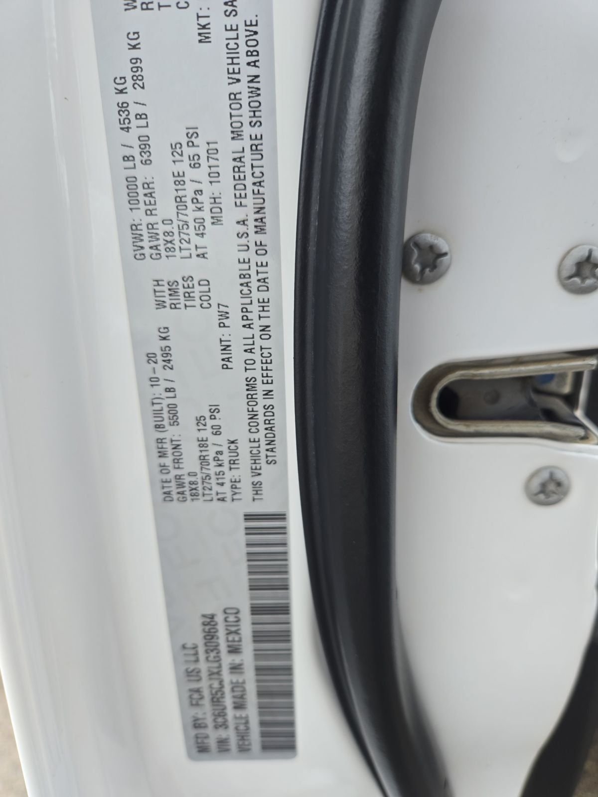 2020 RAM 2500 Tradesman